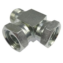 Złącze - złączka hydrauliczna - trójnik AAB M30x2 22L stożki starego typu bez oringu-347497950