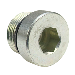 Korek hydrauliczny gwintowany metryczny z gniazdem sześciokątnym - imbus M27x1,5-347933336