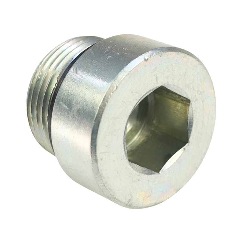Korek hydrauliczny gwintowany calowy z gniazdem sześciokątnym - imbus 1"-347933968