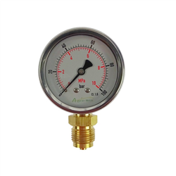Manometr ciśnienia 1/2" 63mm 0-100 bar-347489654