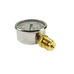 Manometr ciśnienia 1/2" 63mm 0-100 bar-347489655