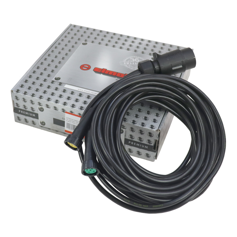 Instalacja elektryczna przyczepki 7m wtyczka 7PIN lampy bajonet 5PIN (kabel przekrój 0,5mm) ELMOT-347513783