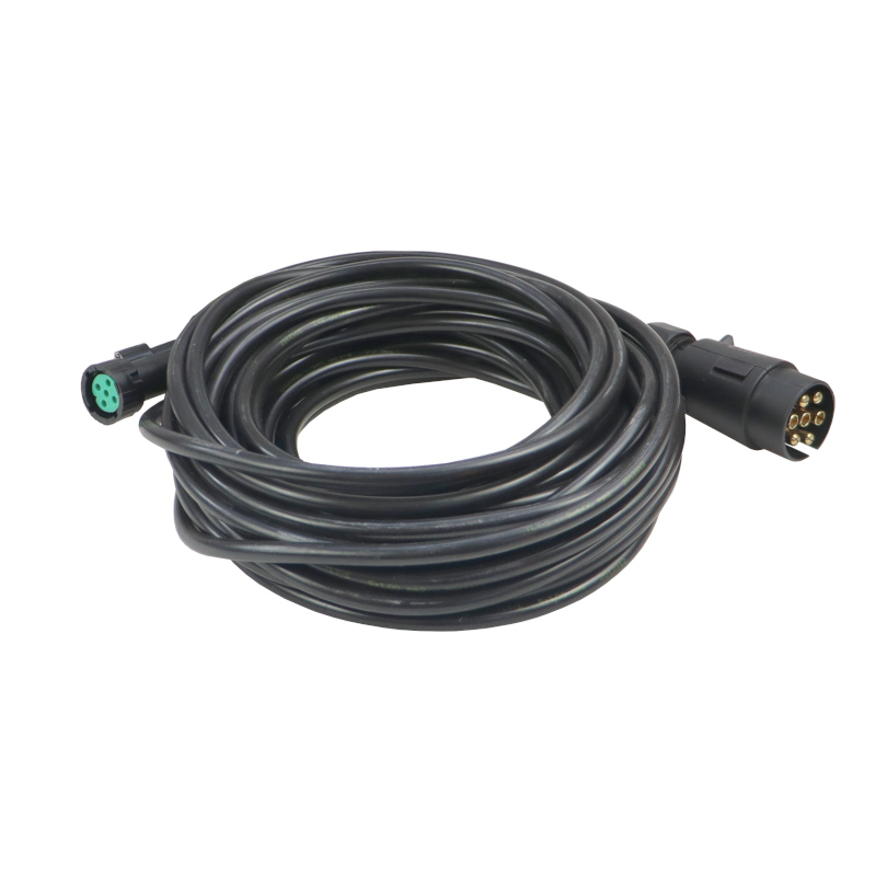 Instalacja elektryczna przyczepki 7m wtyczka 7PIN lampy bajonet 5PIN (kabel przekrój 0,5mm) ELMOT-347513781
