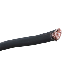 Kabel przewód rozruchowy spawalniczy, akumulatora 1x50 gumowany - elastyczny czarny Premium ELMOT (pakowany po 100 mb) sprzedawa