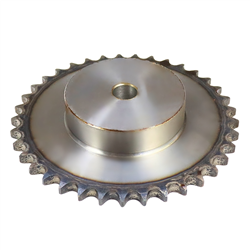 Koło łańcuchowe zębate z piastą 5/8" cala Z-37 hartowane-347493981