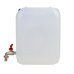 Kanister do wody pionowy 10l plastikowy z kranem metalowym-347522741