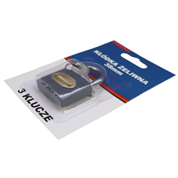 Kłódka żeliwna hartowana 38mm-347522754
