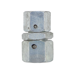 Złącze - złączka hydrauliczna - prosta nakrętna AA M18x1,5 - M16x1,5 z 2 nakrętkami-347486099