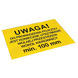 Znak emblemat Wolne miejsce wokół-347771108