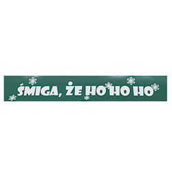 Naklejka Śmiga, że HO HO HO zewnętrzna-347507118