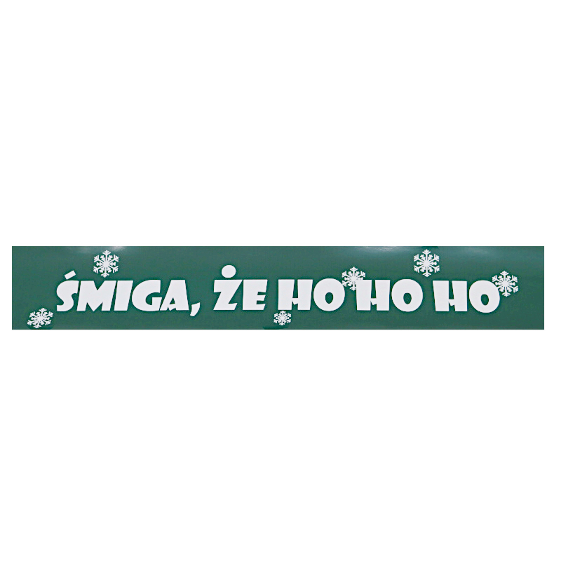 Naklejka Śmiga, że HO HO HO zewnętrzna-347507118