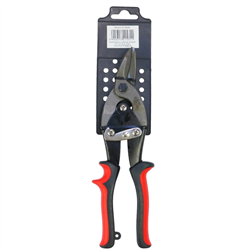 Nożyce do cięcia blachy 260mm lewe czerwone-347522794