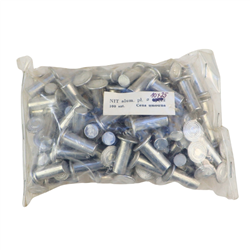 Nit aluminiowy płaski pełny 10x25 DIN7338 ( sprzedawane po 100 szt )-347489158