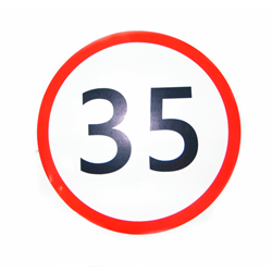 Naklejka Ograniczenie prędkości 35 km/h-347493483