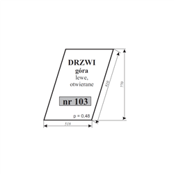 Szyba drzwi lewa C-360 kabina Lubsko-347481671
