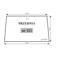 Szyba przednia Ursus MF kabina Sokółka-347751830