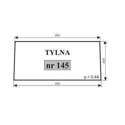 Szyba tylna C-360-347482157