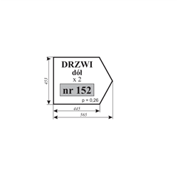 Szyba drzwi dół MF-255 kabina Sokółka-347483647