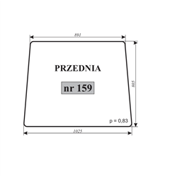 Szyba przednia Władimirec T-25-347483824