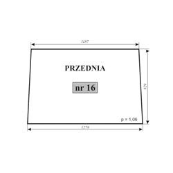 Szyba przednia Zetor 7011-347484585