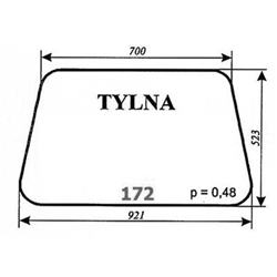 Szyba tylna Białoruś-347485927