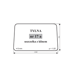 Szyba tylna Ostrówek-347486692