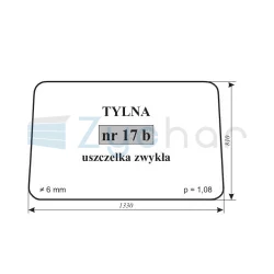 Szyba tylna Ostrówek-347486123