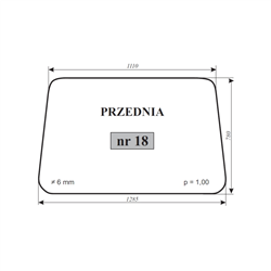 Szyba przednia Ostrówek KL-0102-347485059