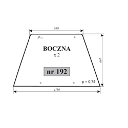 Szyba boczna Zetor-347485196