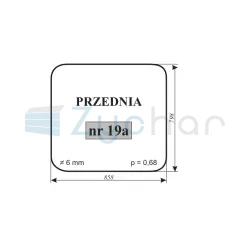 Szyba przednia Ostrówek K-162 stary typ-347485292