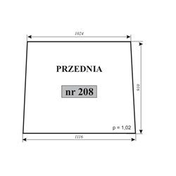 Szyba przednia Ursus C-362-347485414