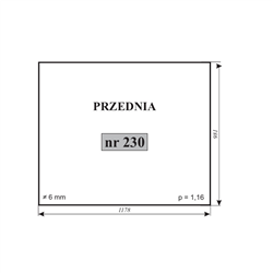Szyba przednia Ładowacz UN-50-347480595