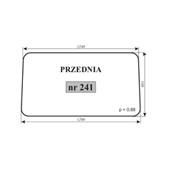 Szyba przednia MF-347482730