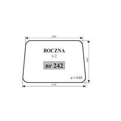 Szyba boczna MF-255-347931423