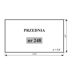 Szyba przednia MF-255-347484736