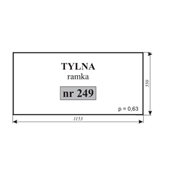 Szyba tylna MF ramka-347486329