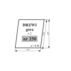 Szyba drzwi góra MF-255-347485706