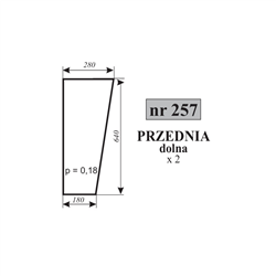 Szyba przednia dolna C-330-347485288