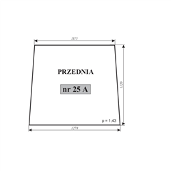 Szyba przednia Ursus C-385 NR.25A=90A=189-347485164