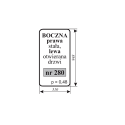 Szyba boczna prawa stała Bizon-347485364