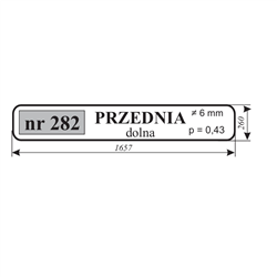 Szyba przednia dolna Bizon-347485047