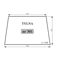 Szyba tylna Ursus C-330 Sokółka-347483831