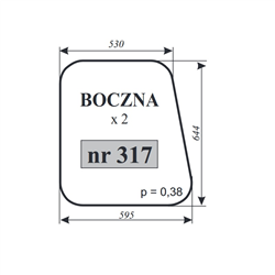 Szyba boczna MF-235-347485599