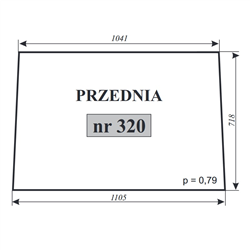 Szyba przednia PBC-360 kabina Lubsko-347482670