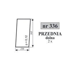 Szyba przednia dolna C-330-347485899
