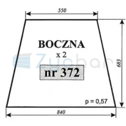 Szyba boczna kabina Ciechocin-347496597