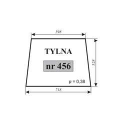 Szyba tylna Ursus 3502 ogrodnik nt-347489427