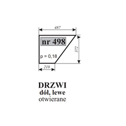 Szyba drzwi dół, lewe otwierane T-25 kabina Sokółka-347484792