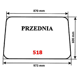 Szyba przednia ciągnik jugosławiański IMT-579-347933308