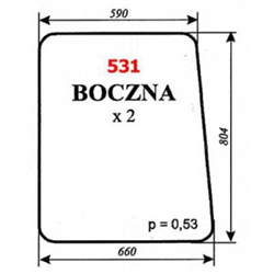 Szyba boczna Białoruś-347485063